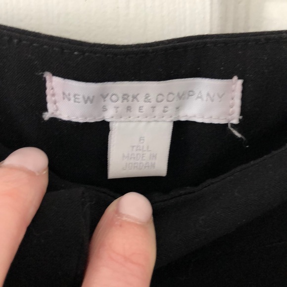 New York & Company stretch black pant - 6 tall - Picture 3 of 4